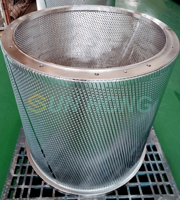 Keranjang skrin knotter pulpa kertas