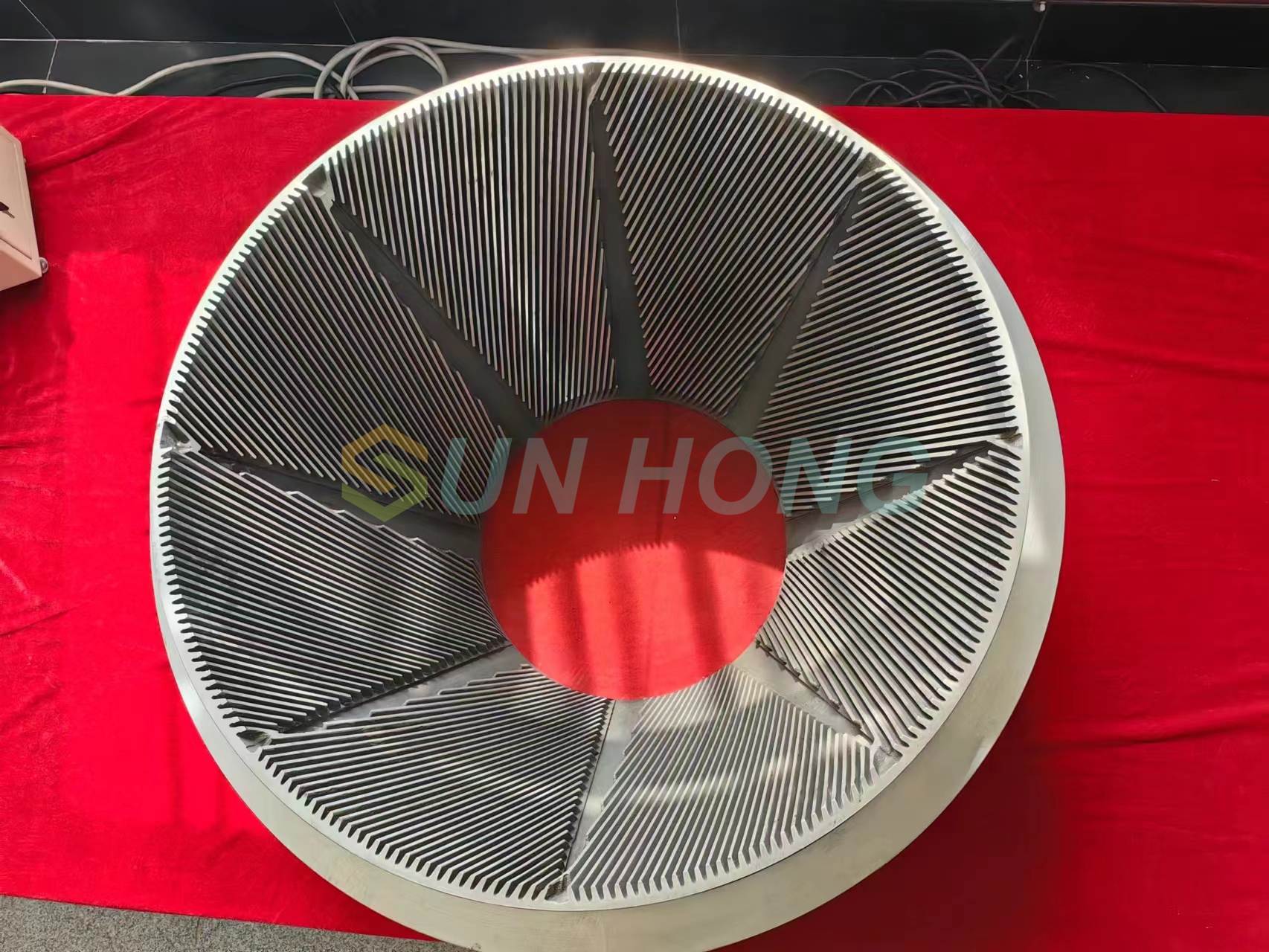 Pukulan Pulpa Penapisan Conical Refiner Disc Plate