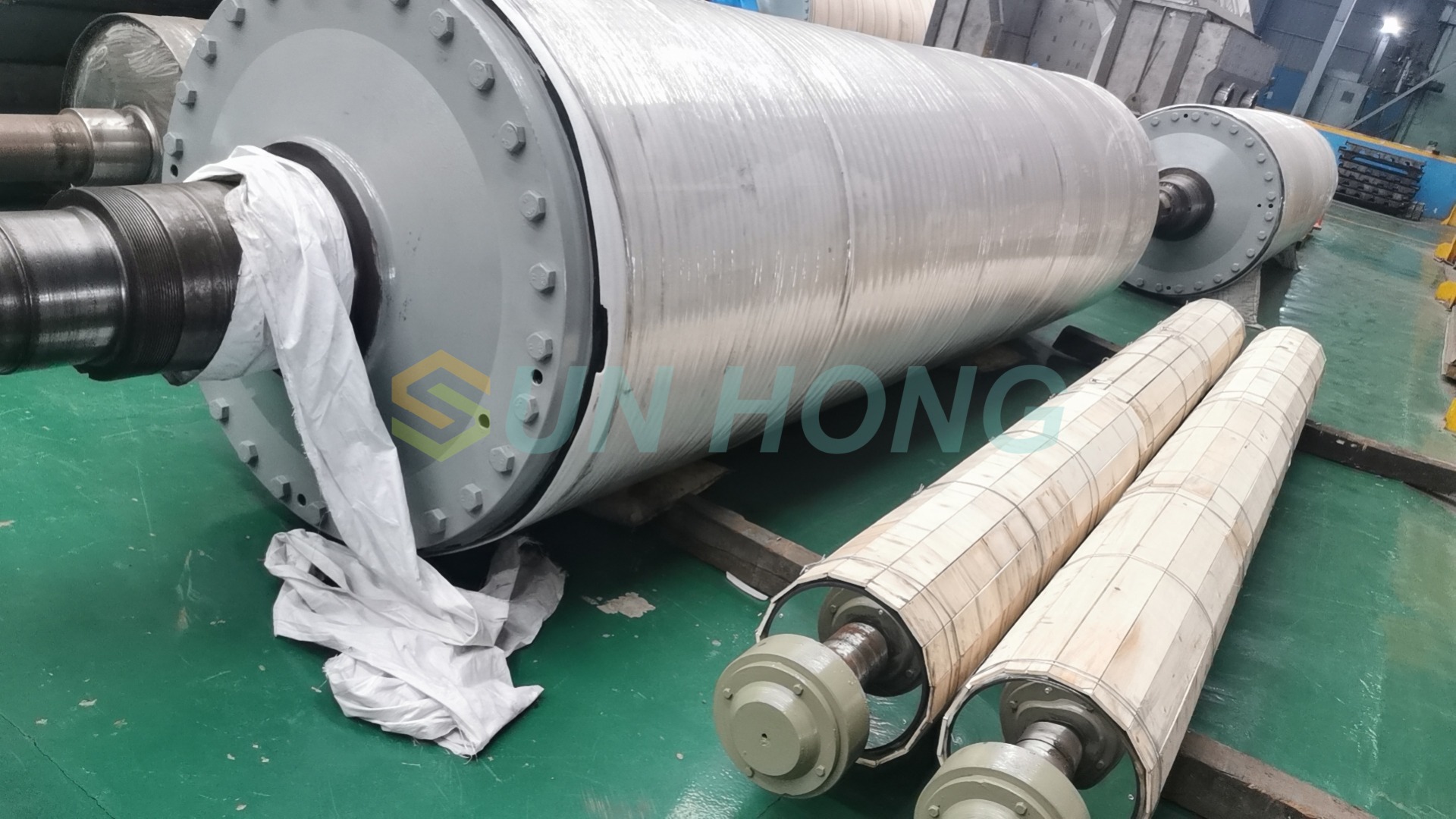 Mesin kertas vakum sedutan lubang buta alur tekan roll