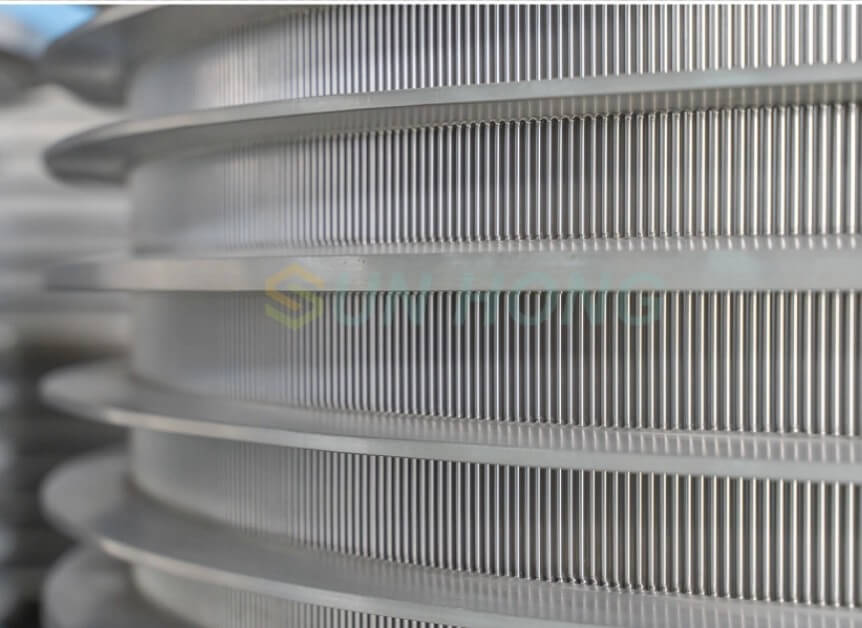 bakul skrin slotted untuk pulping