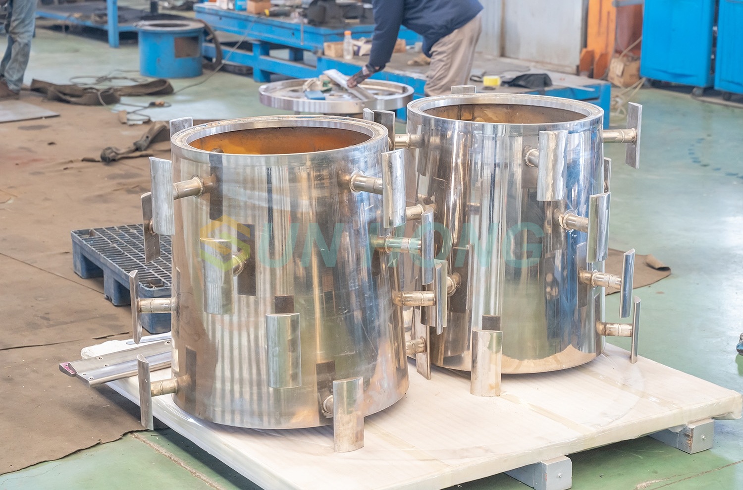 Kertas Pulp Pulp Tekanan Skrin Keranjang Rotor Foil