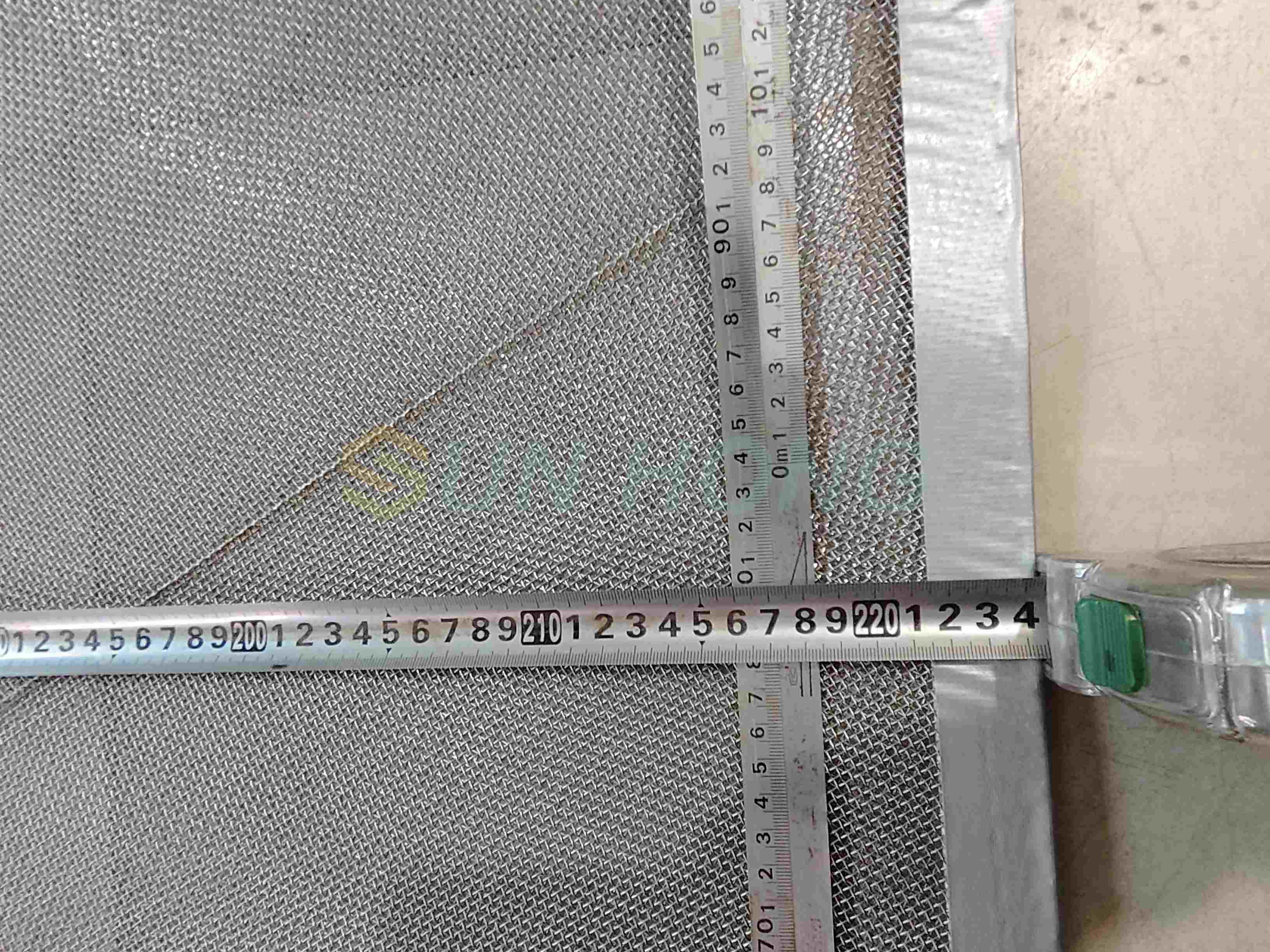 Jahitan Diagonal Kawat keluli tahan karat untuk acuan silinder