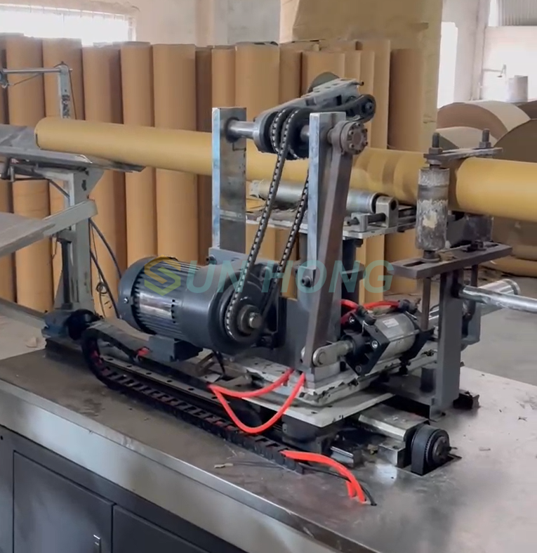 Empat kepala mesin tiub kertas CNC