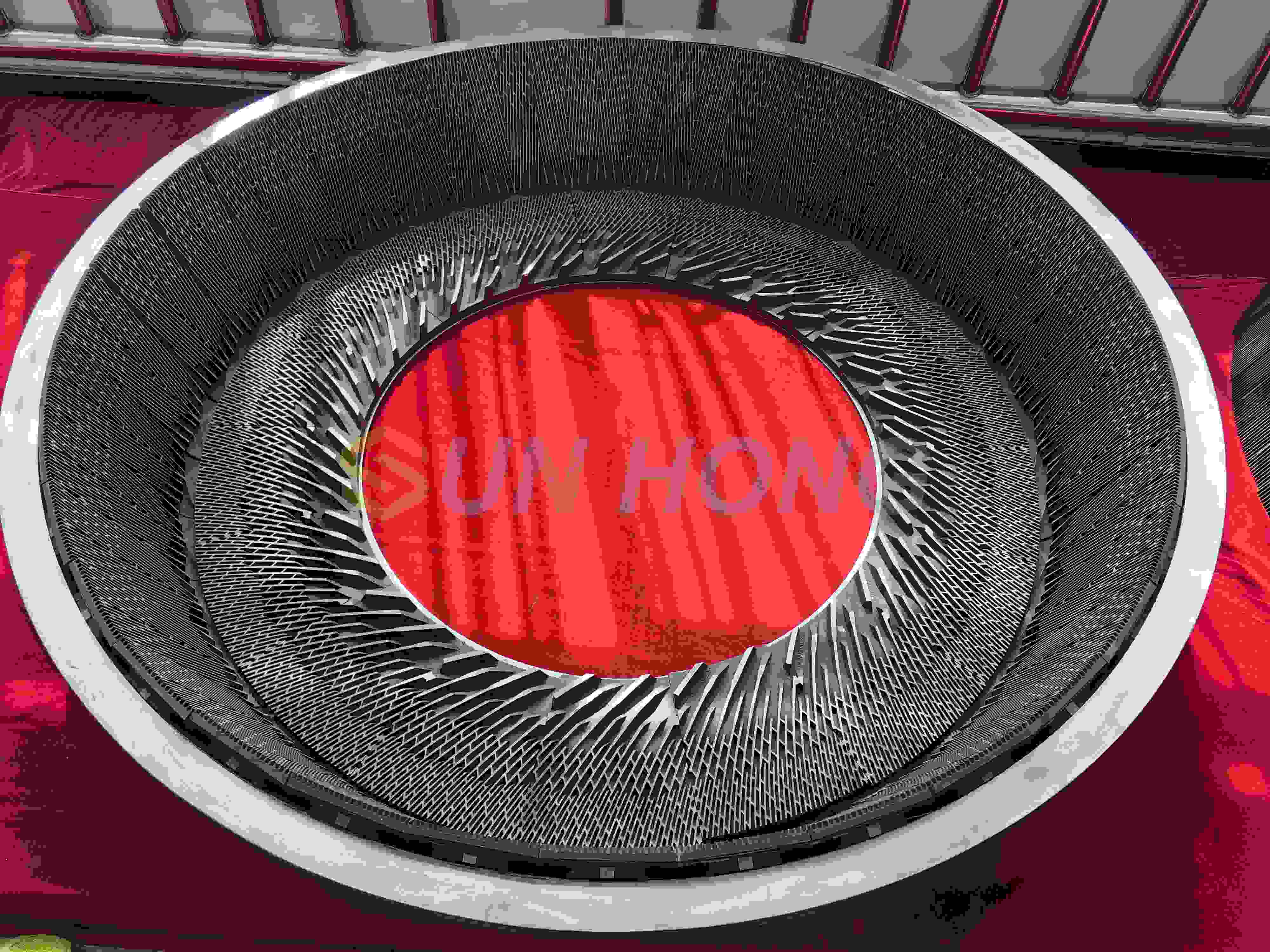Pukulan Pulpa Penapisan Conical Refiner Disc Plate