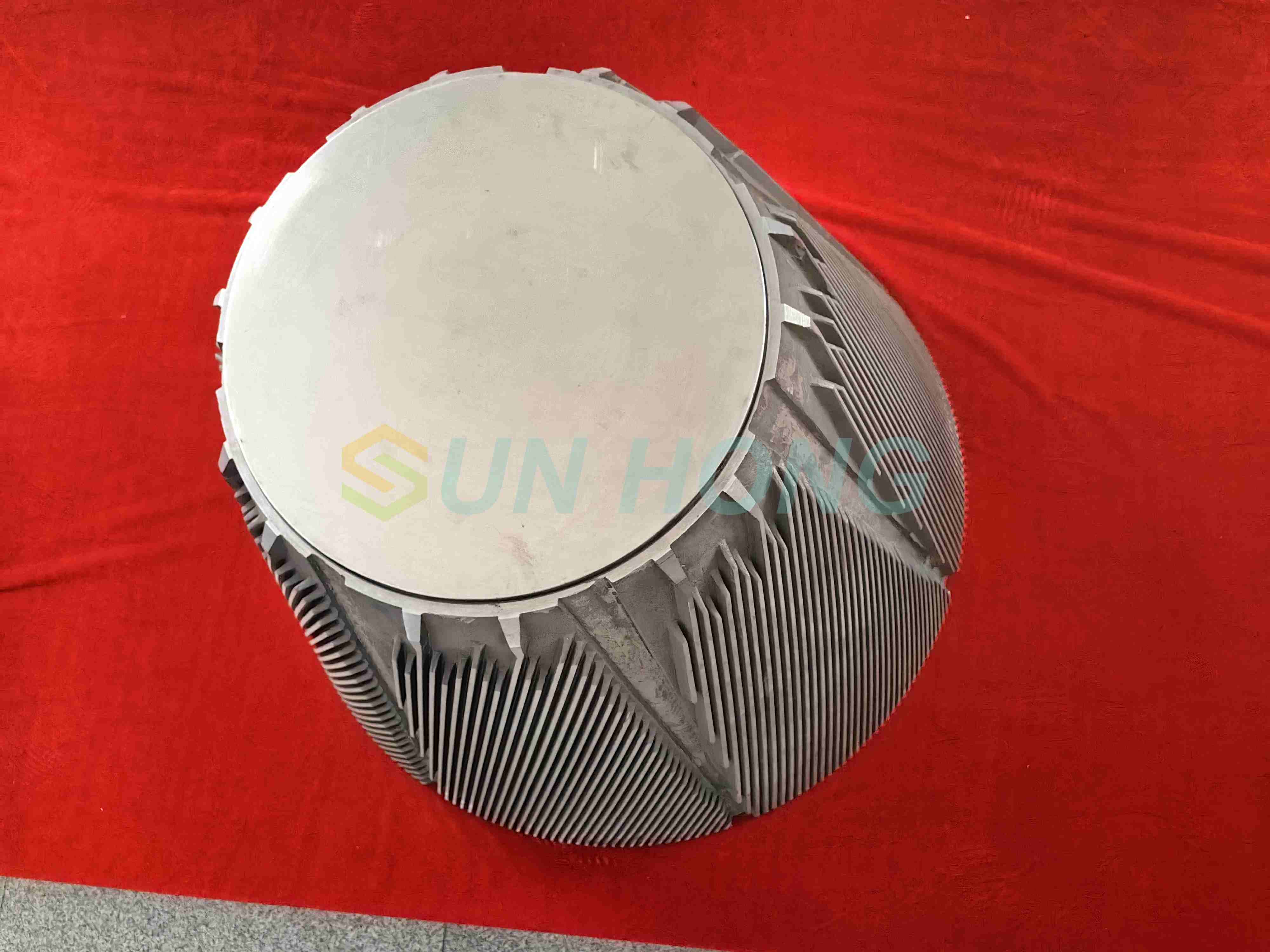 Pukulan Pulpa Penapisan Conical Refiner Disc Plate